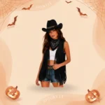 Kaubojės (Cowgirl) kostiumo priedų rinkinys